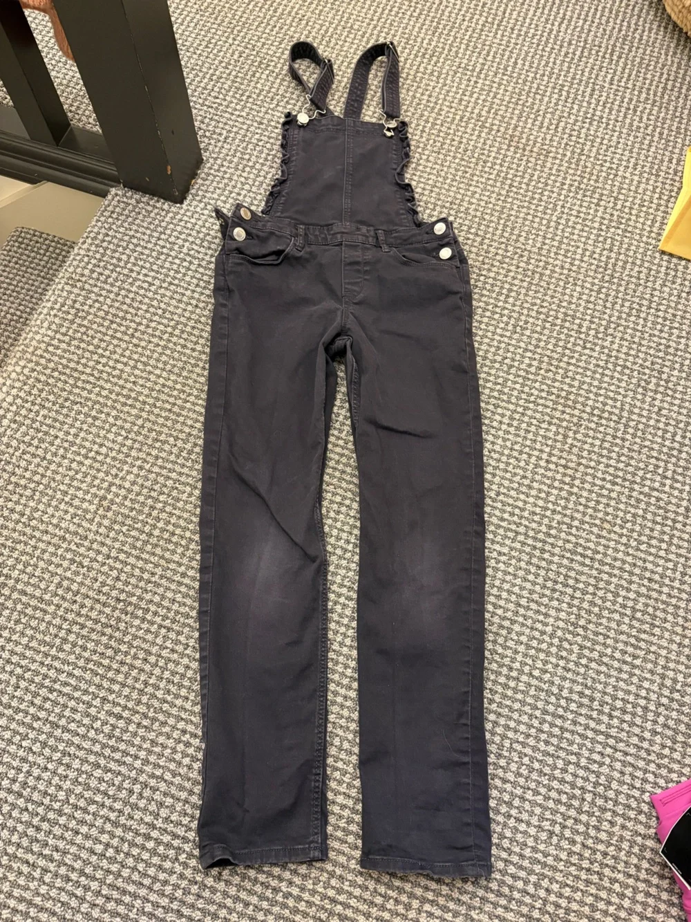 H&M black overalls, size 9-10